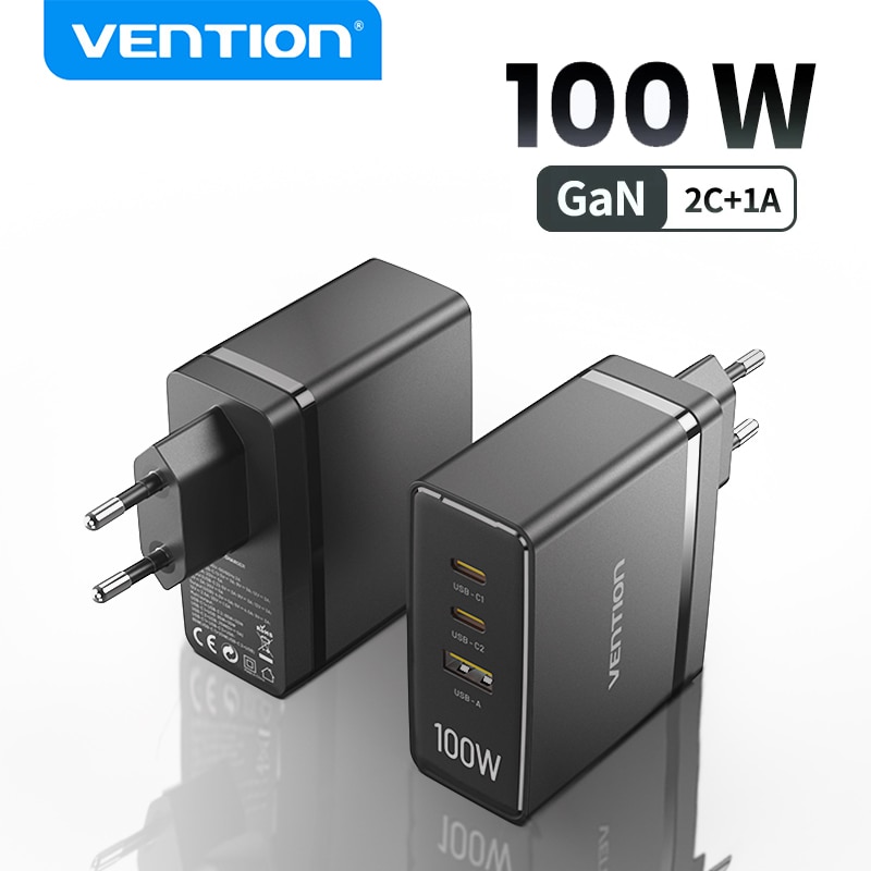 Vention- GaN  , 100W, USB C Ÿ, ..
